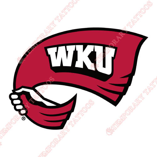 Western Kentucky Hilltoppers Customize Temporary Tattoos Stickers NO.6979